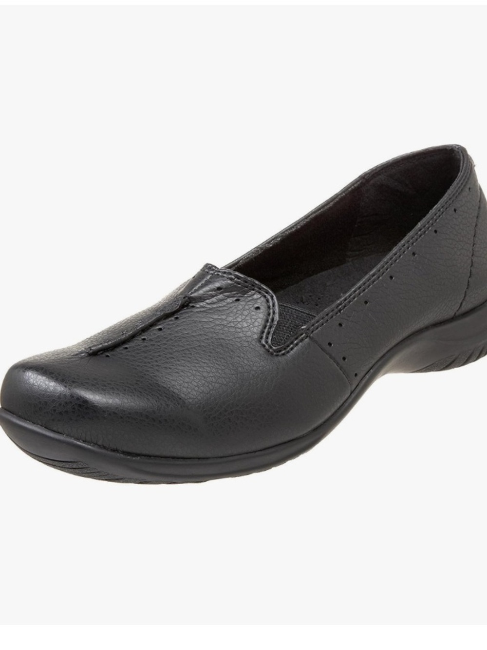 Easy Street Women's Purpose Slip-On Shoes Black 9.5 Wide